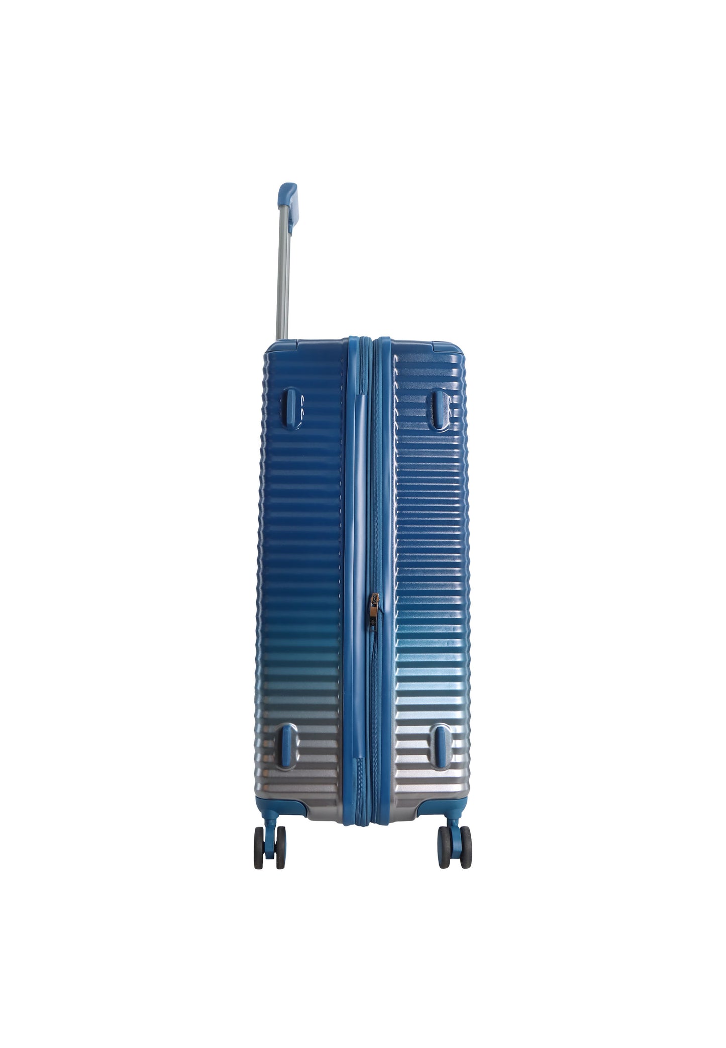 Bleu Saxoline - Élite | Valise rigide / Trolley / Valise de voyage - (Grande) Bleu