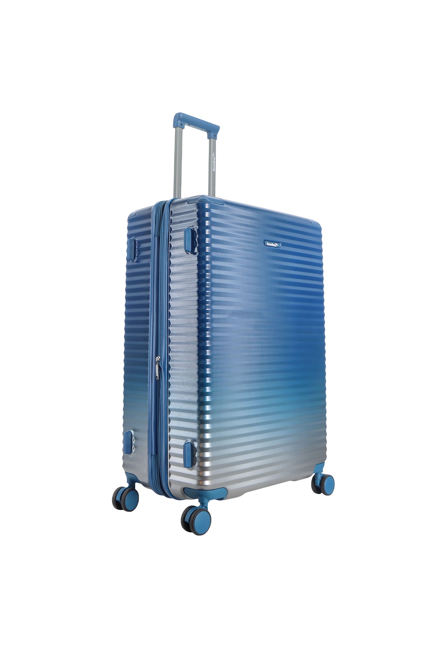 Bleu Saxoline - Élite | Valise rigide / Trolley / Valise de voyage - (Grande) Bleu