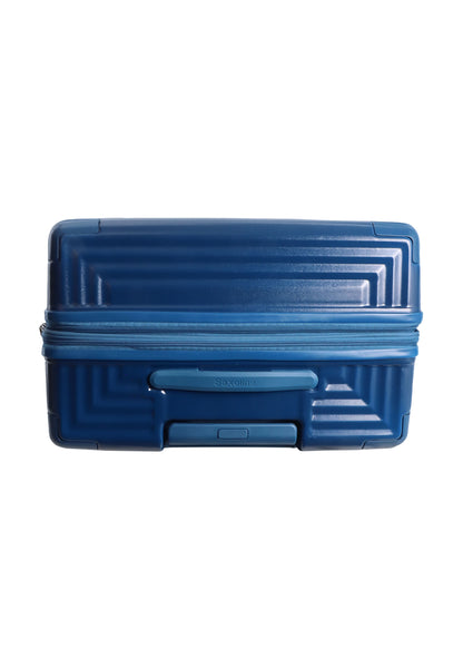 Bleu Saxoline - Élite | Valise rigide / Trolley / Valise de voyage - (Grande) Bleu