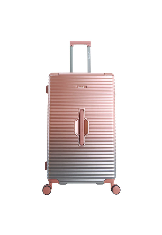 Bleu Saxoline - Élite | Valise rigide / Trolley / Valise de voyage Trunk - (Grande) Rose