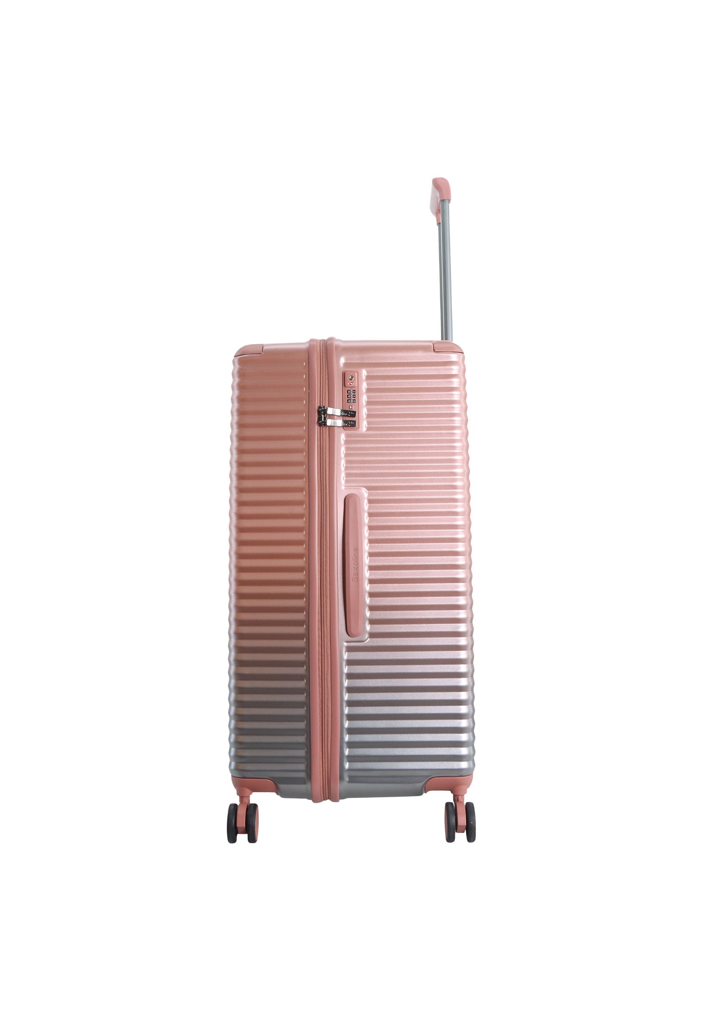 Bleu Saxoline - Élite | Valise rigide / Trolley / Valise de voyage Trunk - (Grande) Rose