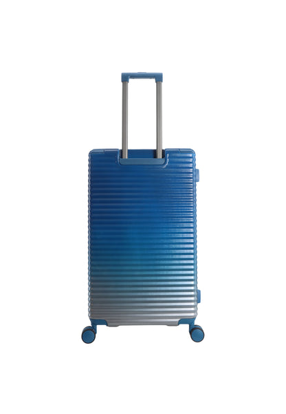 Bleu Saxoline - Élite | Valise rigide Trunk / Trolley / Valise de voyage - (Grande) Bleu