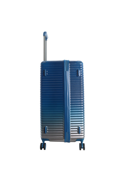 Bleu Saxoline - Élite | Valise rigide Trunk / Trolley / Valise de voyage - (Grande) Bleu