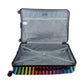 Saxoline Harde Kofferset 3-Delig / Reiskofferset / Trolleyset - Color Strip Print