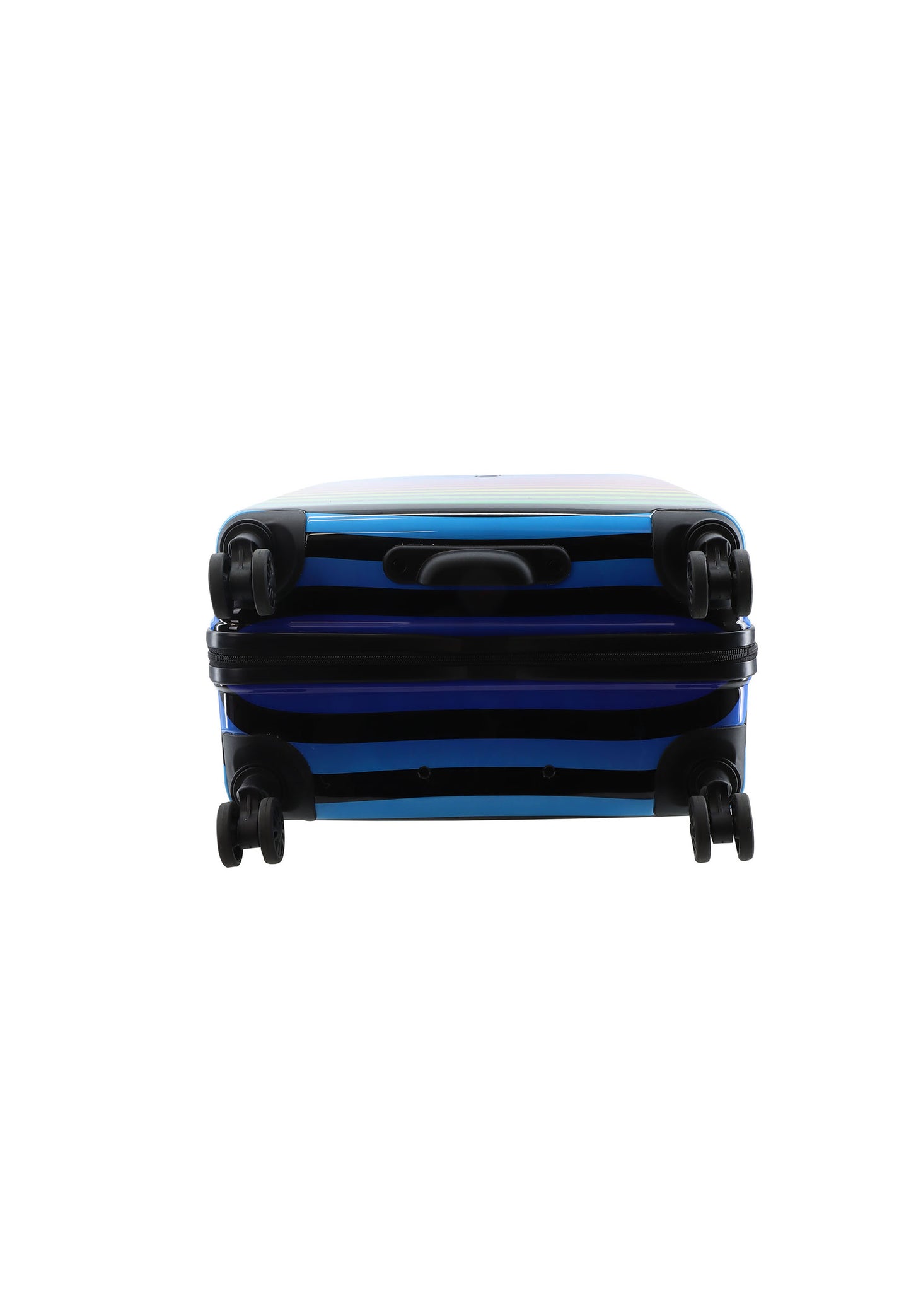 Saxoline Harde Koffer / Trolley / Reiskoffer - 64 cm (Medium) – Color Strip Print
