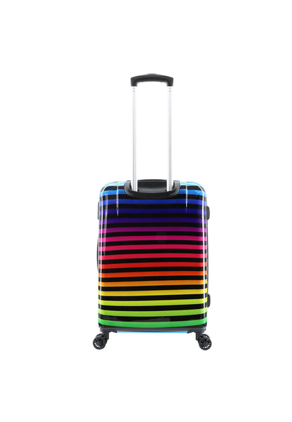 Saxoline Hard Case / Trolley / Travel Case - 64 cm (Moyen) - Impression de bande de couleur