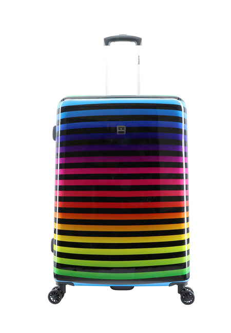 Saxoline Harde Koffer / Trolley / Reiskoffer - 74 cm (Large) - Color Strip Print