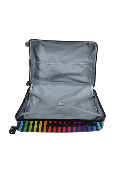 Saxoline Hard Case / Trolley / Travel Case - 74 cm (Large) - Impression de bande de couleur