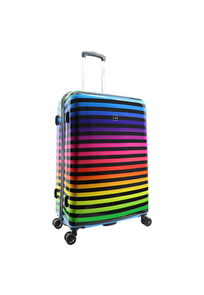 Saxoline Hard Case / Trolley / Travel Case - 74 cm (Large) - Impression de bande de couleur