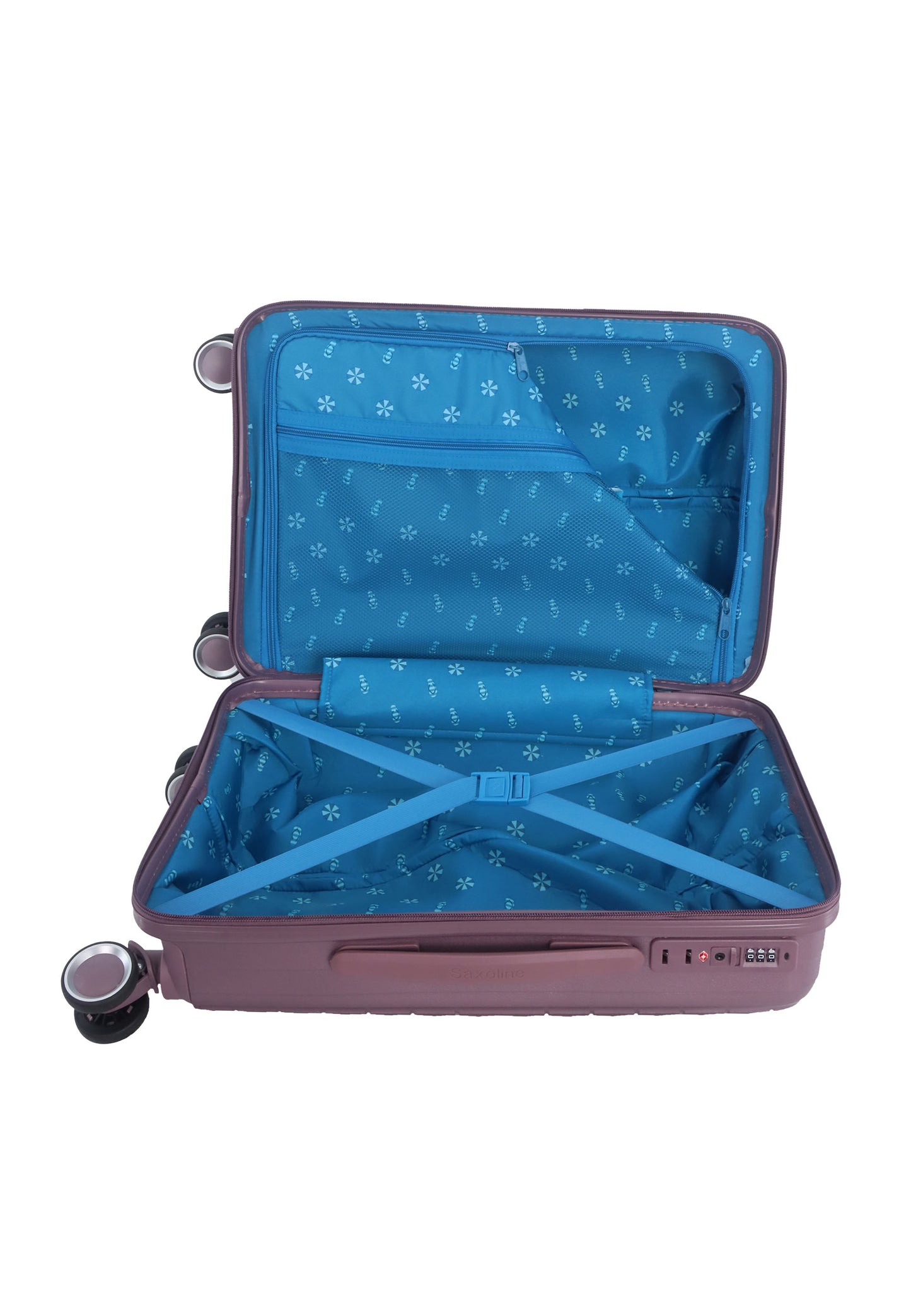 Saxaoline Blue Resort Handbagage harde koffer / Trolley / Reiskoffer - (Small) Paars