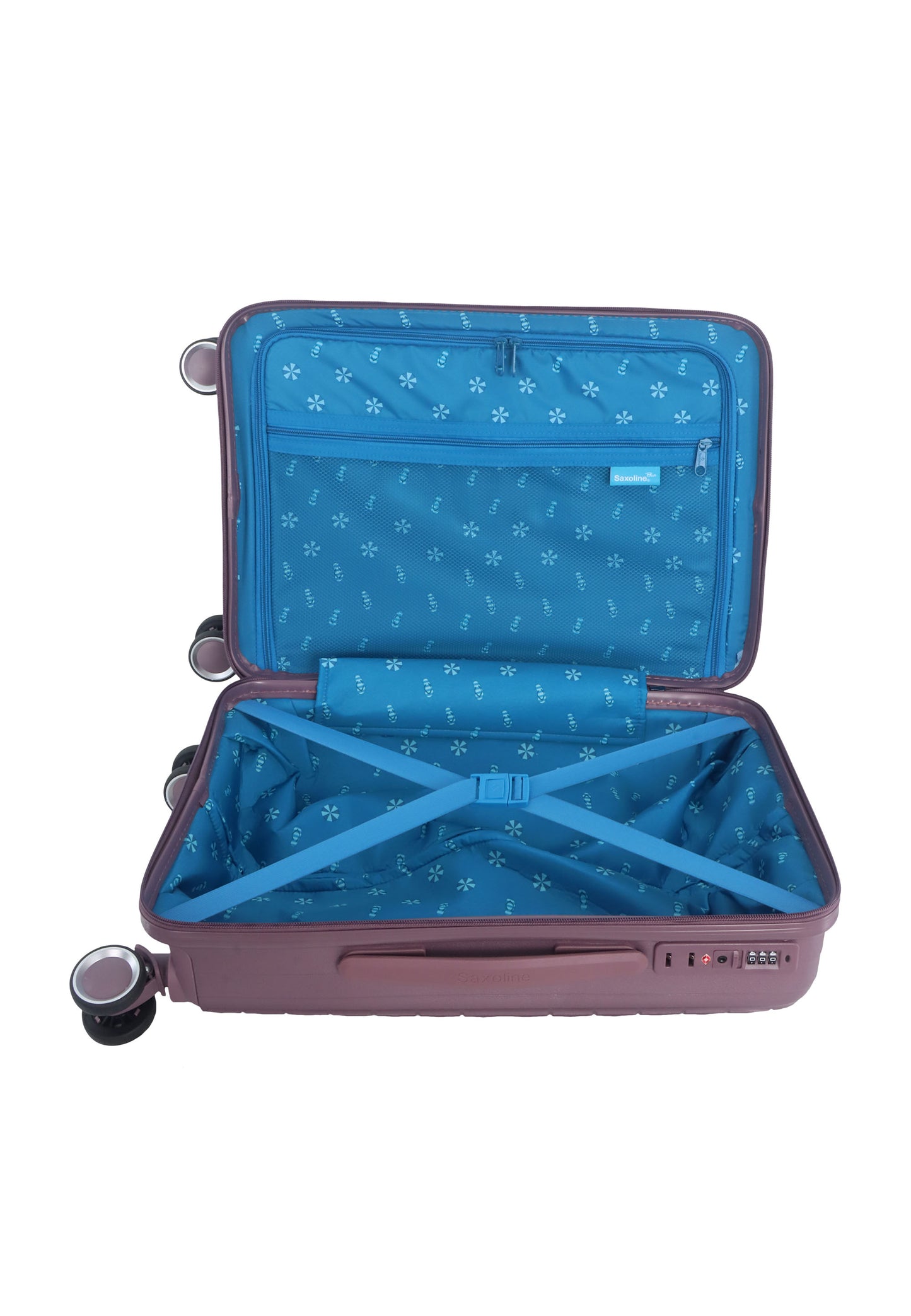 Saxaoline Blue Resort Handbagage harde koffer / Trolley / Reiskoffer - (Small) Paars