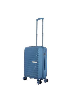 Moeie stefige reiskoffer met waarborg: Saxoline Blue