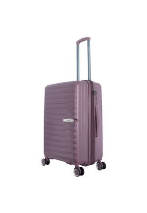 Uitbreidbare Polyporpyleen koffer van Saxoline BLue | Luggage4u.be