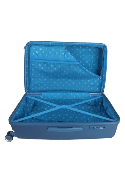 Valise rigide / Trolley / Valise de voyage Saxaoline Blue Resort - (Grande) Bleu