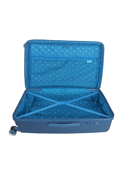 Valise rigide / Trolley / Valise de voyage Saxaoline Blue Resort - (Grande) Bleu