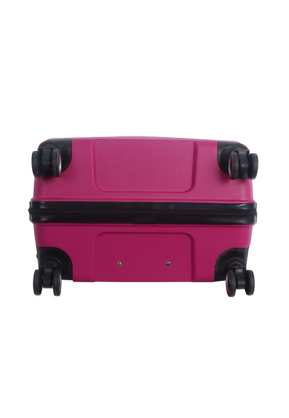 Saxoline Fiesta Ensemble de valises rigides / Ensemble de chariots / Ensemble de valises de voyage - (S/M/L) Fuchsia