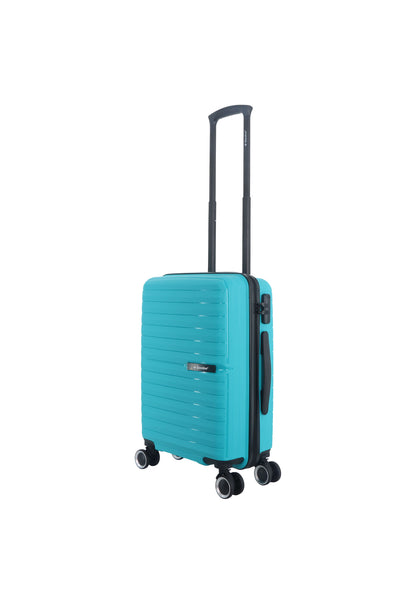 Saxoline - Fiesta | Handbagage Harde Koffer / Trolley / Reiskoffer - (Small) - Turkoois