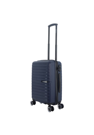 Saxoline – Fiesta | Handbagage / Harde Koffer / Reiskoffer – Small (33L) – Marine Blauw