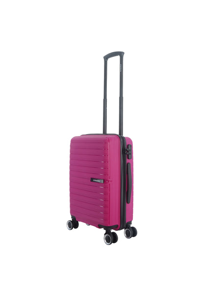 Saxoline - Fiesta | Handbagage Harde Koffer / Trolley / Reiskoffer - (Small) - Fuchsia