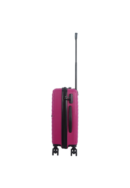 Saxoline - Fiesta | Handbagage Harde Koffer / Trolley / Reiskoffer - (Small) - Fuchsia