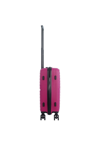 Saxoline - Fiesta | Handbagage Harde Koffer / Trolley / Reiskoffer - (Small) - Fuchsia