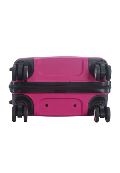 Saxoline - Fiesta | Handbagage Harde Koffer / Trolley / Reiskoffer - (Small) - Fuchsia