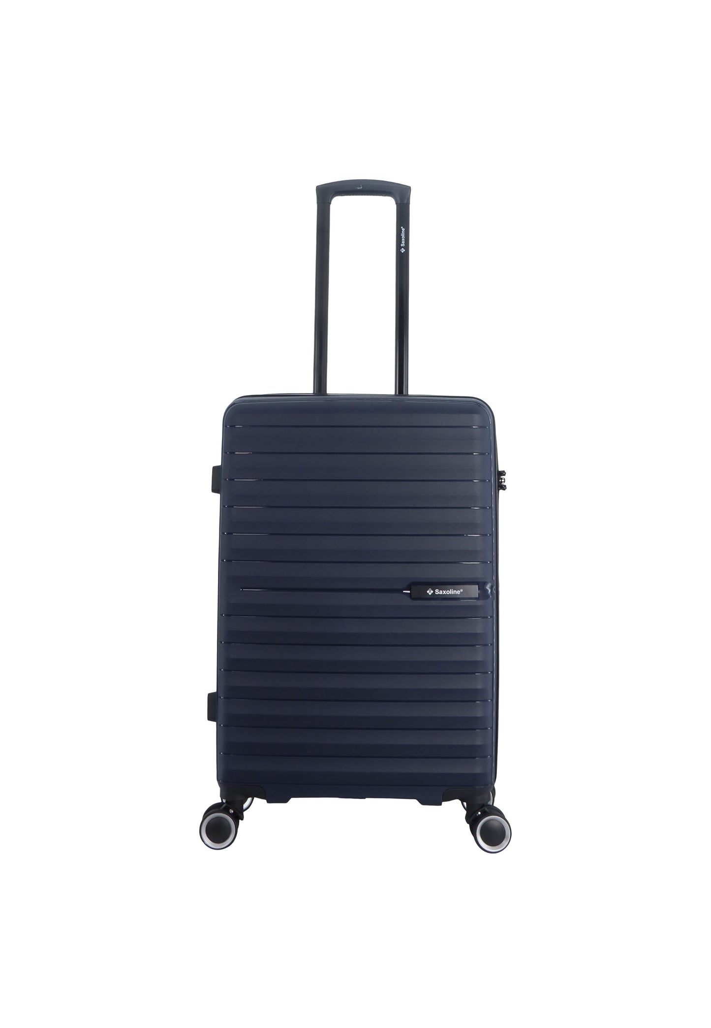 Saxoline - Fiesta | Harde Koffer / Trolley / Reiskoffer - (Medium) - Marine Blauw