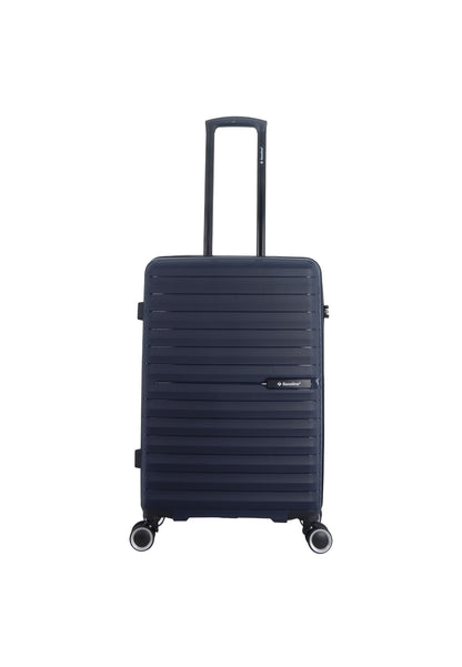 Saxoline - Fiesta | Harde Koffer / Trolley / Reiskoffer - (Medium) - Marine Blauw