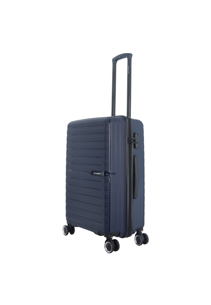 Saxoline - Fiesta | Harde Koffer / Trolley / Reiskoffer - (Medium) - Marine Blauw