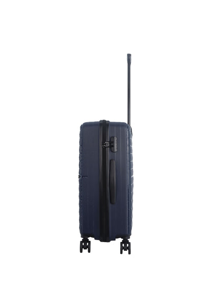 Saxoline - Fiesta | Harde Koffer / Trolley / Reiskoffer - (Medium) - Marine Blauw