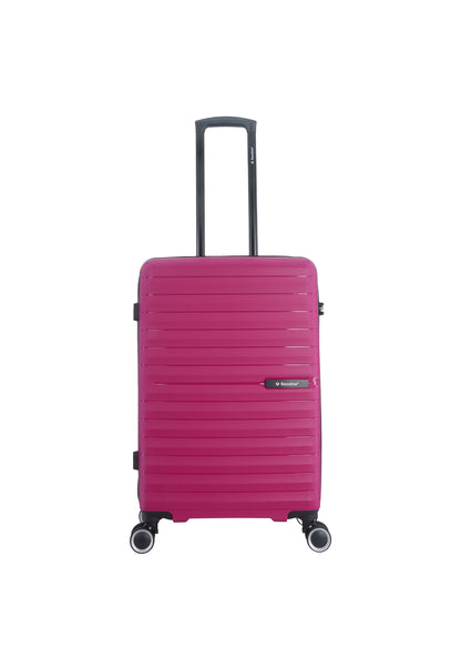 Saxoline - Fiesta | Harde Koffer / Trolley / Reiskoffer - (Medium) - Fuchsia