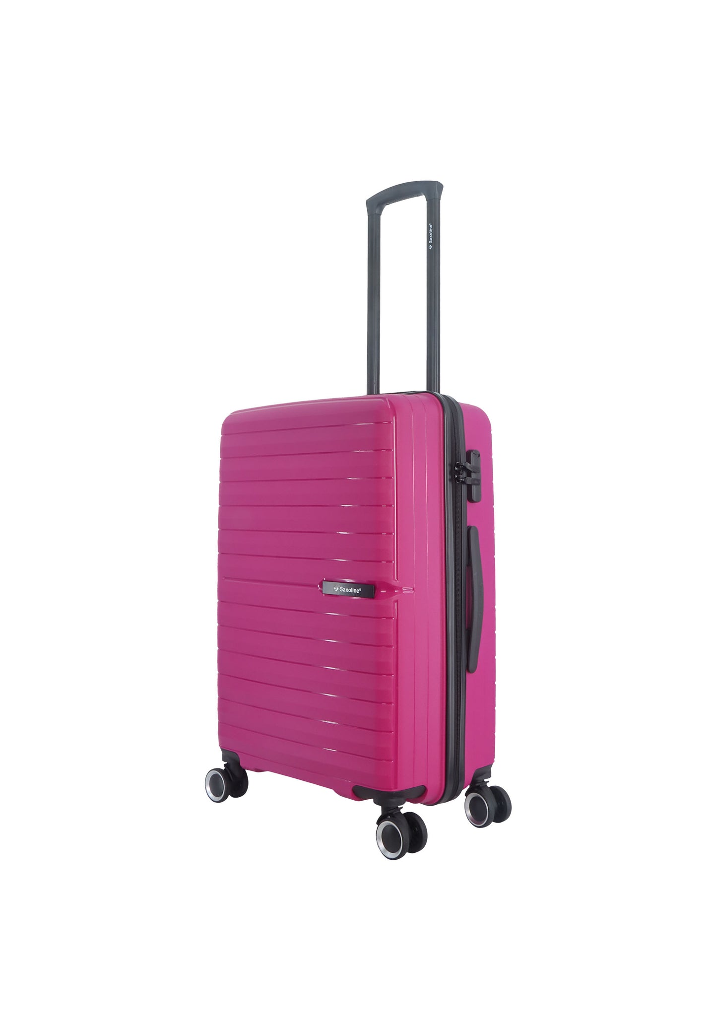 Saxoline - Fiesta | Harde Koffer / Trolley / Reiskoffer - (Medium) - Fuchsia