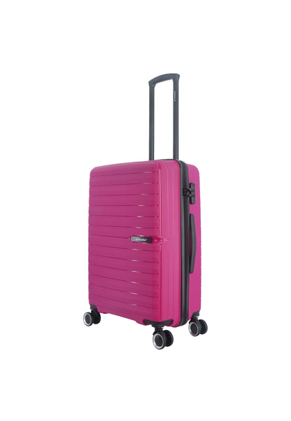 Saxoline - Fiesta | Harde Koffer / Trolley / Reiskoffer - (Medium) - Fuchsia