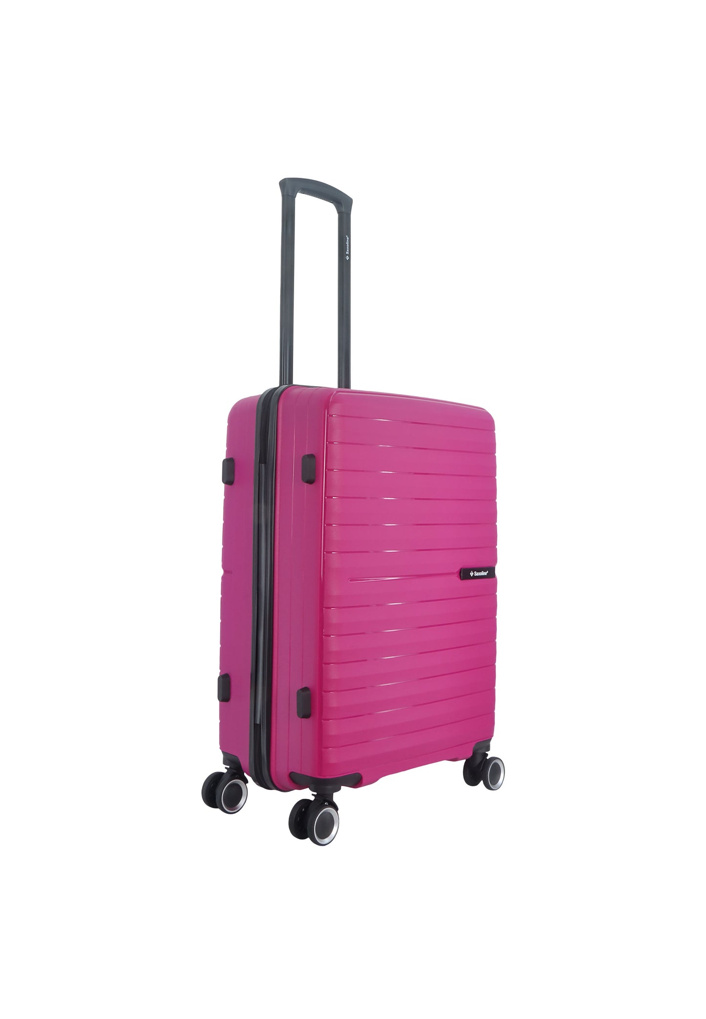 Saxoline - Fiesta | Harde Koffer / Trolley / Reiskoffer - (Medium) - Fuchsia