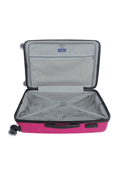 Saxoline - Fiesta | Harde Koffer / Trolley / Reiskoffer - (Medium) - Fuchsia