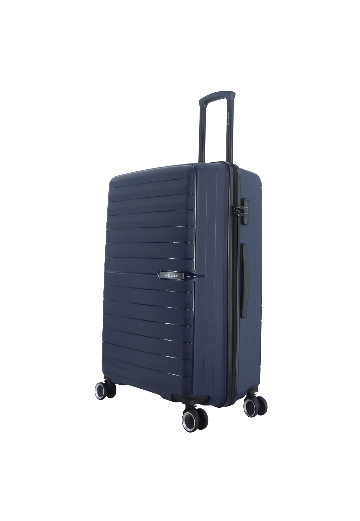 Saxoline - Fiesta | Harde Koffer / Trolley / Reiskoffer - (Large) - Marine Blauw