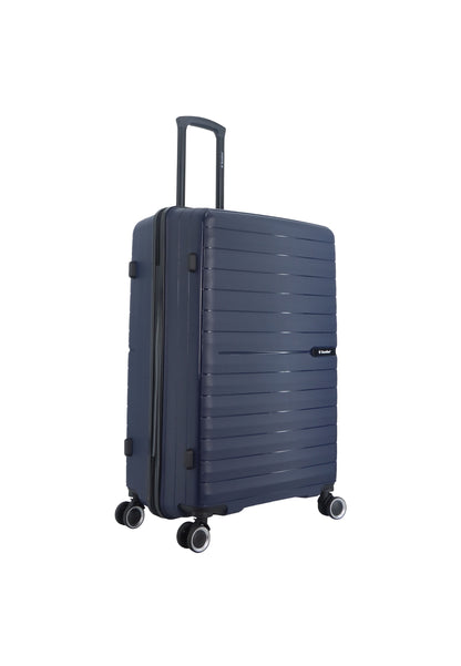 Saxoline - Fiesta | Harde Koffer / Trolley / Reiskoffer - (Large) - Marine Blauw