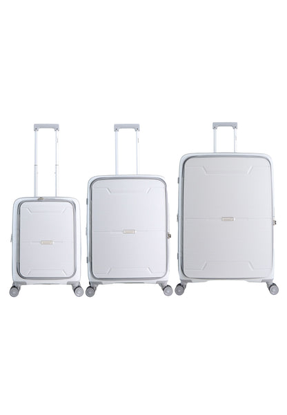 Saxoline Blue Boho  Harde koffer set / Trolley set / Reiskoffer set - (S/M/L)- Wit