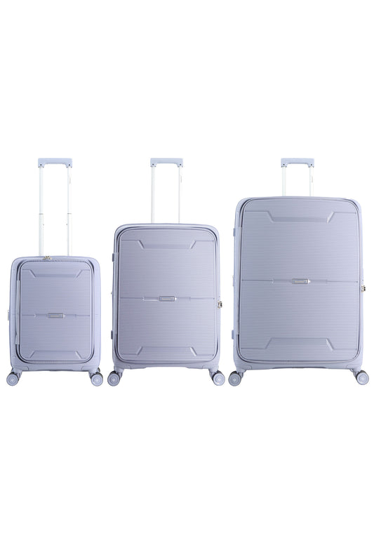 Saxoline Blue Boho Harde koffer set / Trolley set / Reiskoffer set - (S/M/L) - Lila