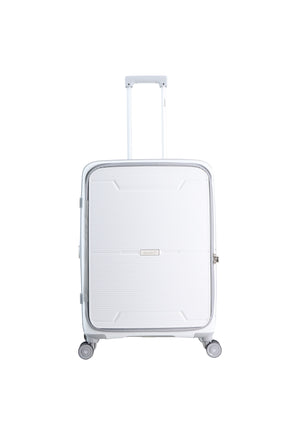 Saxoline Blue Boho Harde koffer / Trolley / Reiskoffer - (Medium) - Wit
