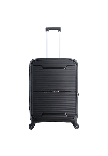 Saxoline Blue Boho Harde koffer / Trolley / Reiskoffer - (Medium) - Zwart