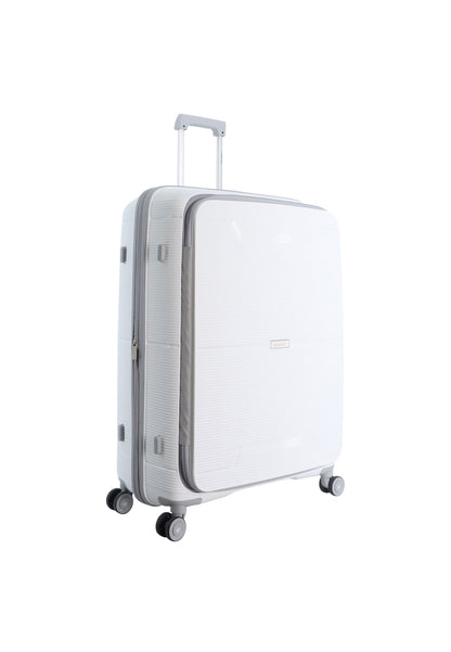 Saxoline Blue Boho Harde koffer / Trolley / Reiskoffer - (Large) - Wit