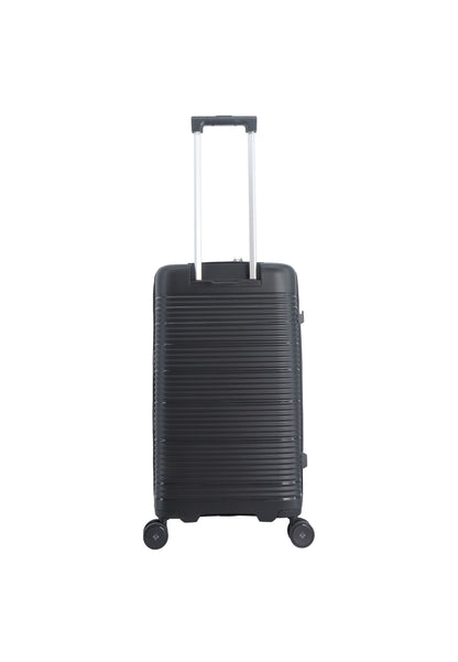 Saxoline Blue Overly Harde koffer / Trolley / Reiskoffer - (Medium) - Zwart