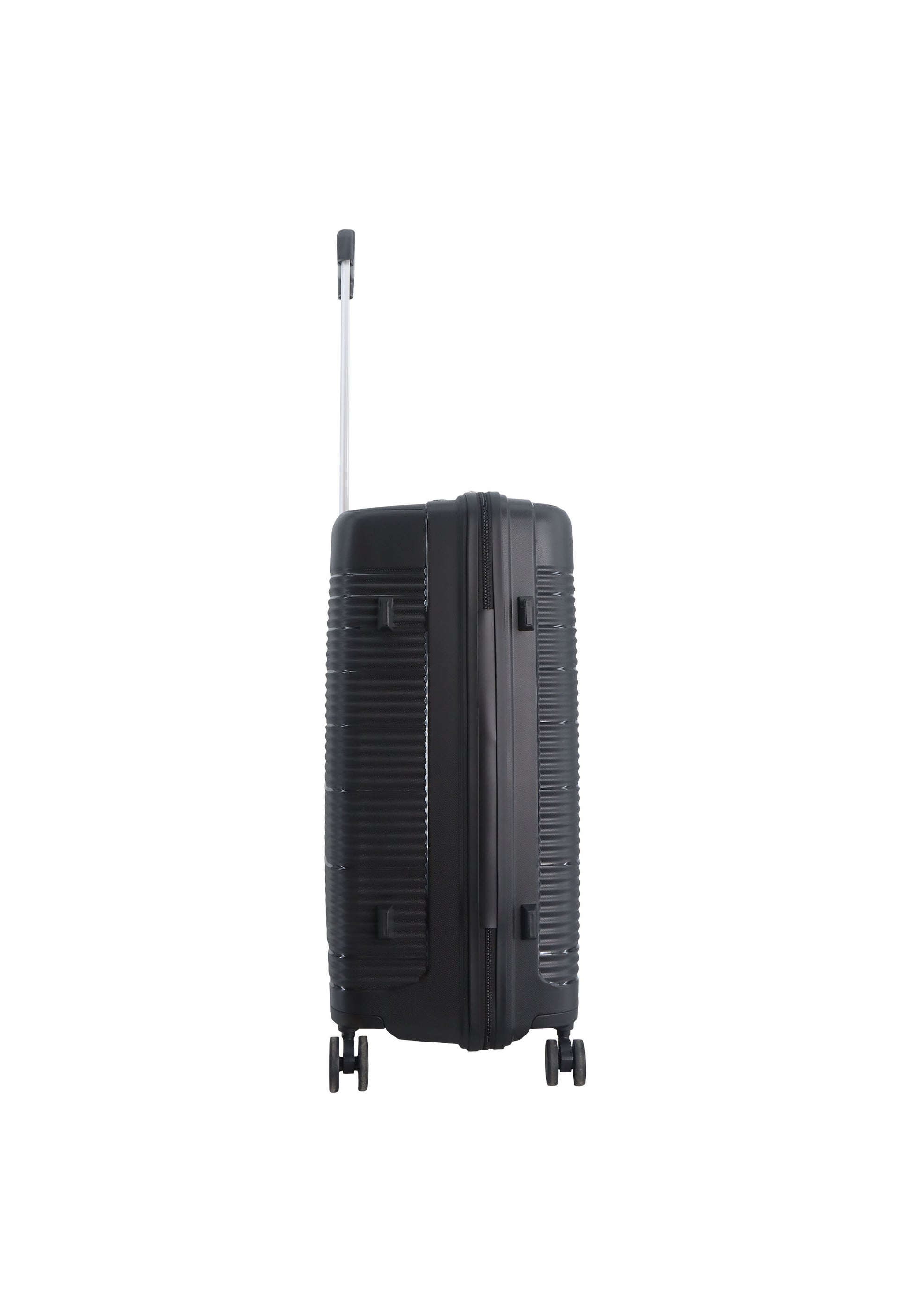 Saxoline Blue Overly Harde koffer / Trolley / Reiskoffer - (Medium) - Zwart