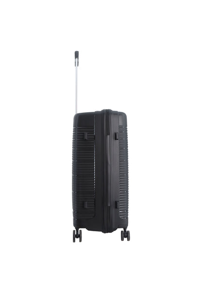 Saxoline Blue Overly Harde koffer / Trolley / Reiskoffer - (Medium) - Zwart