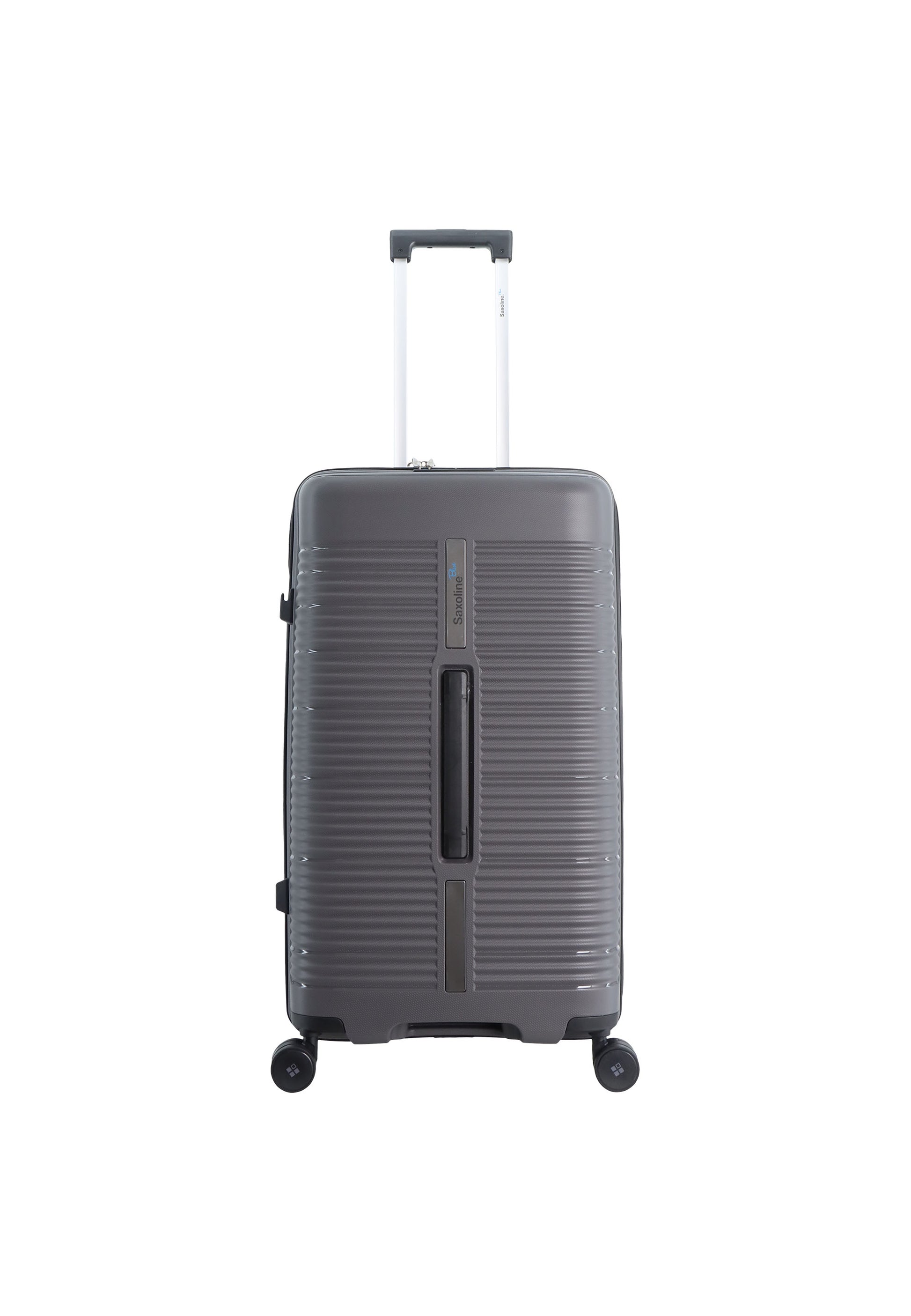 Saxoline Blue Overly Harde koffer / Trolley / Reiskoffer - (Medium) - Zilver