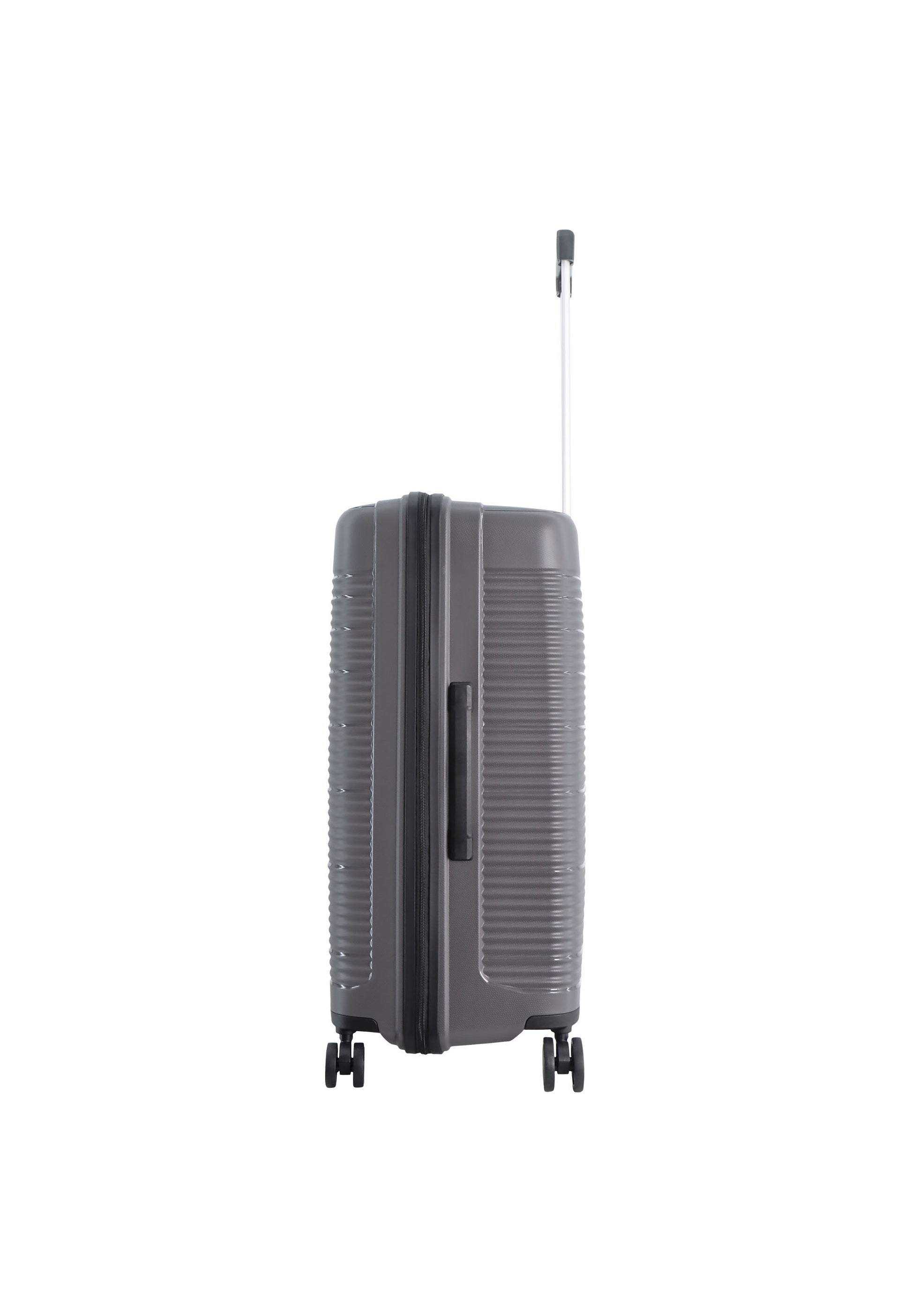 Saxoline Blue Overly Harde koffer / Trolley / Reiskoffer - (Medium) - Zilver
