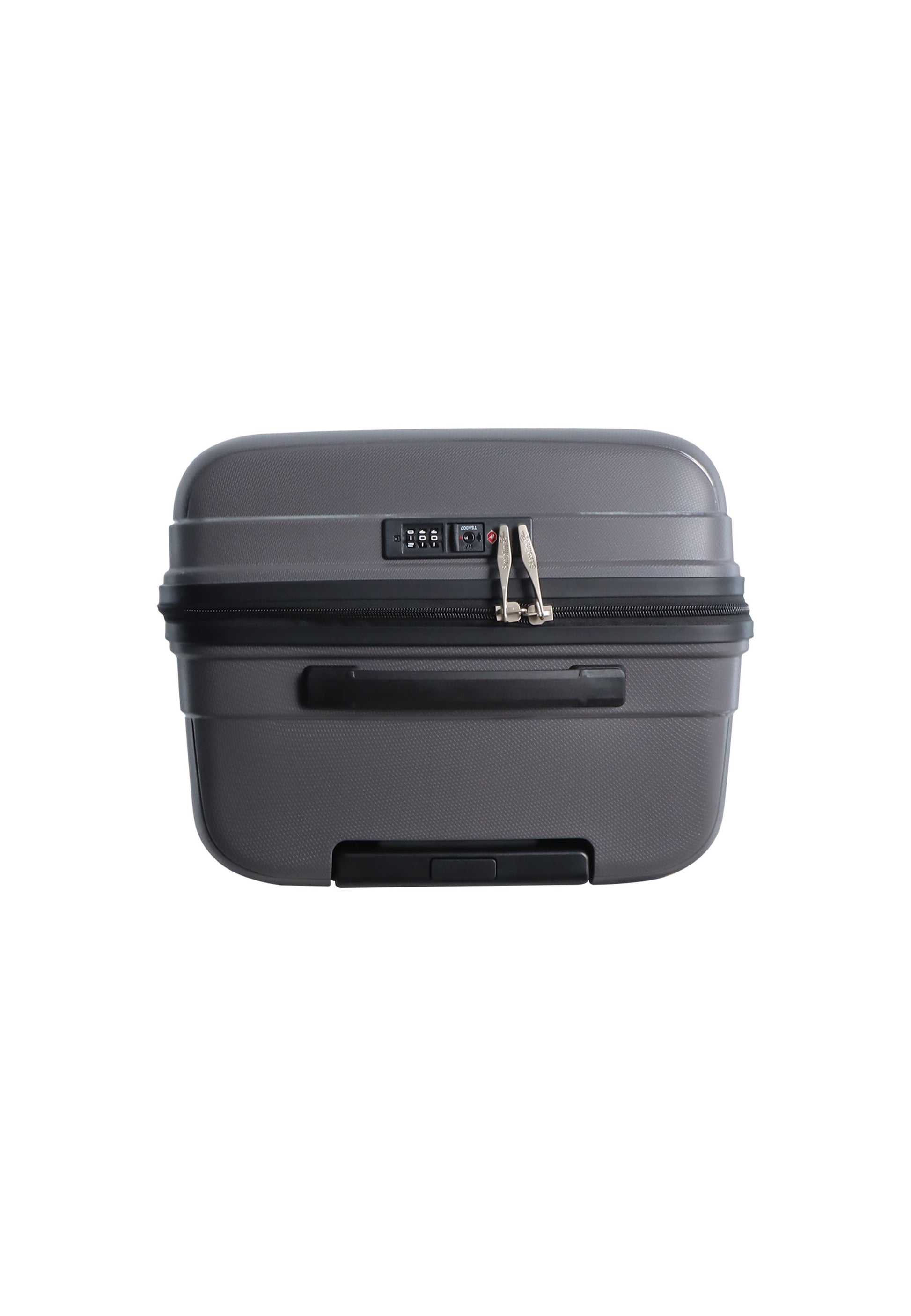 Saxoline Blue Overly Harde koffer / Trolley / Reiskoffer - (Medium) - Zilver