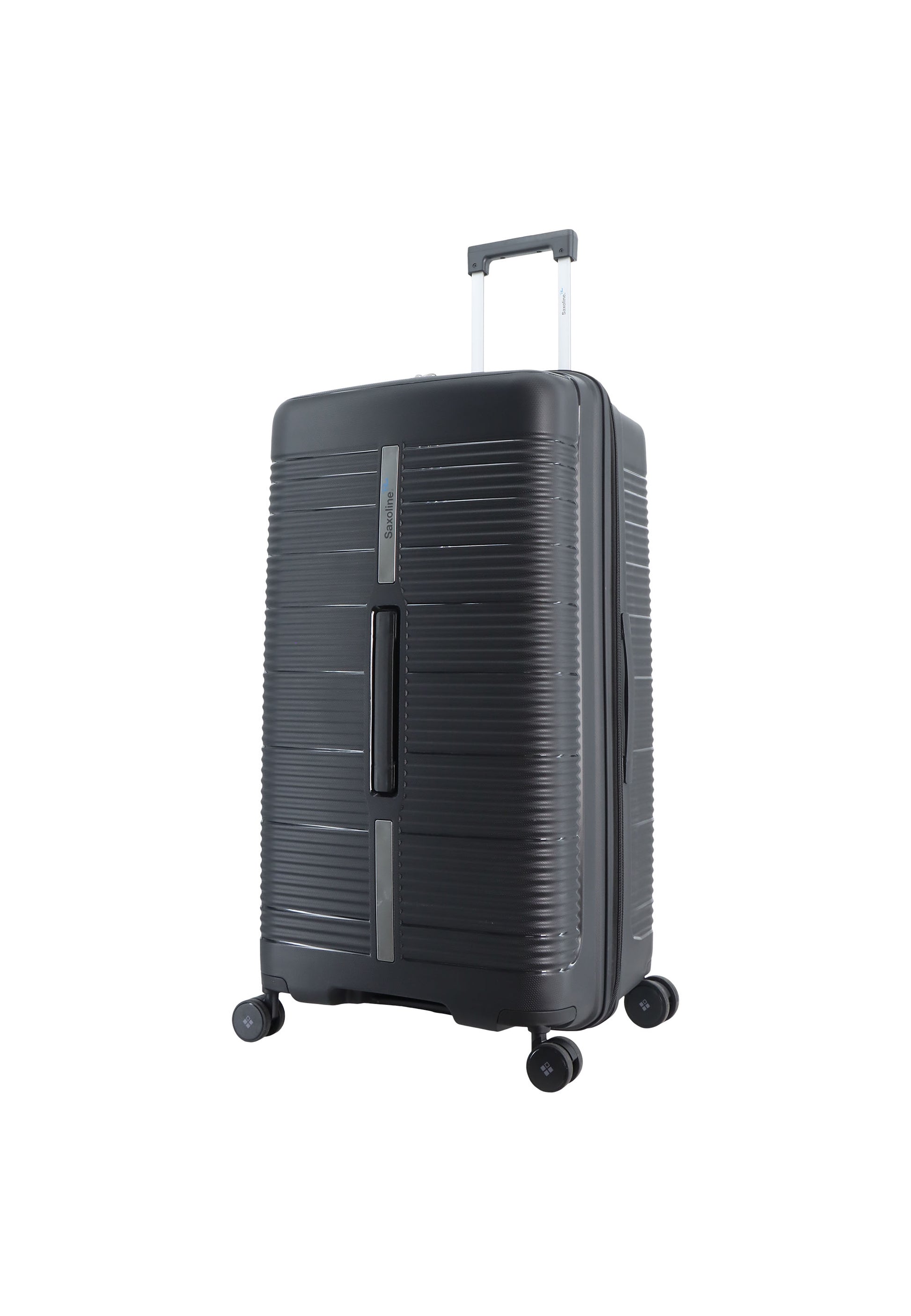 Saxoline Blue Overly Harde koffer / Trolley / Reiskoffer - (Large) - Zwart
