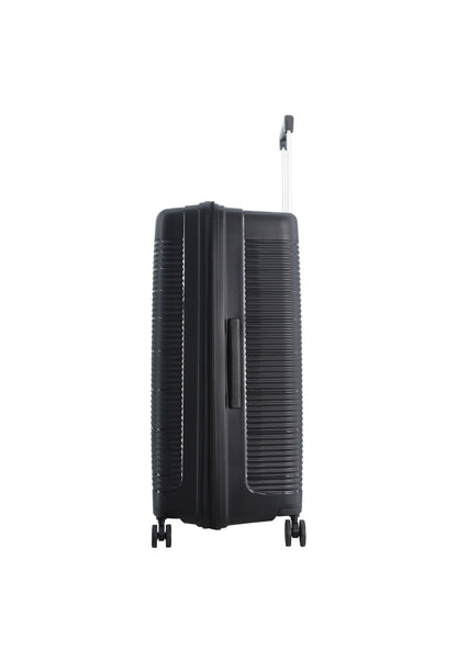 Saxoline Blue Overly Harde koffer / Trolley / Reiskoffer - (Large) - Zwart